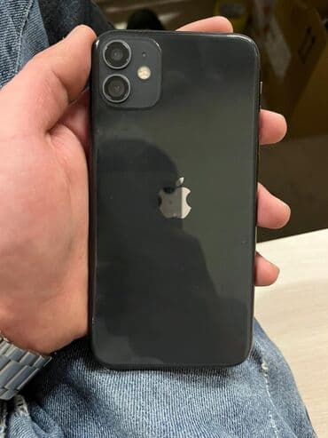 iphone 11 qiymeti ikinci el: IPhone 11, 128 GB, Qara, Simsiz şarj — 1