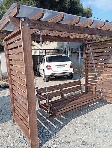 pavlonya ağacı satış: Divan-yelləncək, Zontikli, Taxta — 9