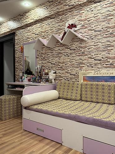 ucuz matras satilir: Qız üçün, İşlənmiş, Çarpayı, Matras ilə, Siyirməli — 1