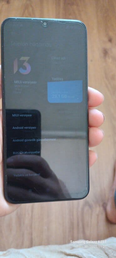 monitor ekran: Redmi 9, 32 GB, rəng - Boz, Barmaq izi — 1