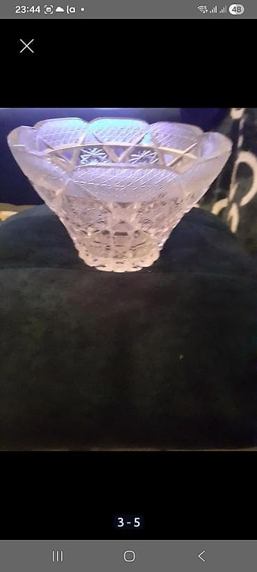 ev qapillari: Bir vaza, Xrustal — 1