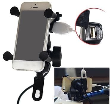 Motosklet mopet skuter, ücün telefon tutacaqi Zaratka yiqir, Telefon