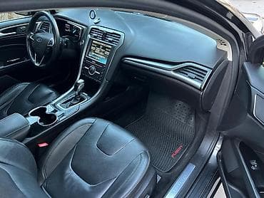 canqan avto: Ford Fusion sedan – geniş və komfortlu salon - Dəri oturacaqlar, ön — 3