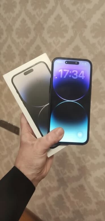 ıphone 7: IPhone 14 Pro Max, 128 GB, Deep Purple, Simsiz şarj, Face ID, Barmaq izi — 1