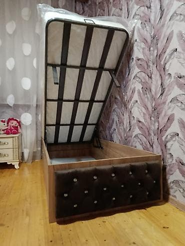 tek krafat: Yeni, Təknəfərlik çarpayı, Bazalı, Matras ilə, Siyirməsiz — 2