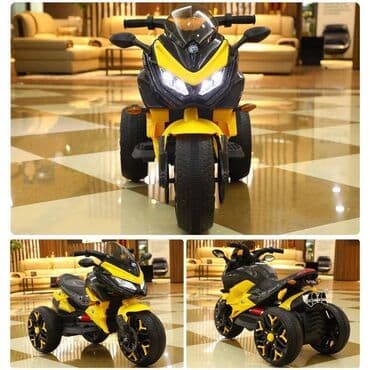 maşınlar uşaq üçün: 3 təkərli elektrik motosikleti yüksək səviyyəli idman versiyası — 3