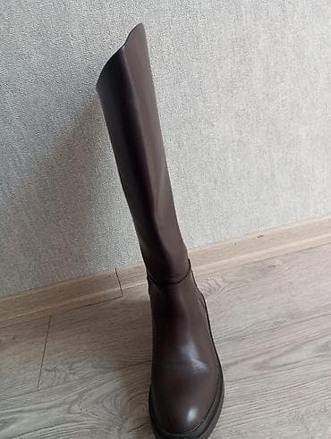 koja kutka: Çəkmə, Ölçü: 40, rəng - Qəhvəyi, İşlənmiş — 3