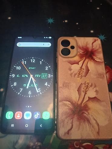 canon eos 4000d: Samsung Galaxy A06, 128 GB, rəng - Boz, Barmaq izi — 3