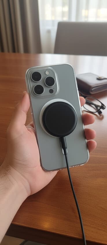 iphone 15 pro max: IPhone 15 Pro, 256 GB, Natural Titanium, Simsiz şarj — 2