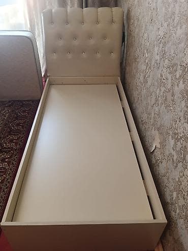 Təknəfərlik çarpayı, Bazasız, Matras ilə, Siyirməsiz