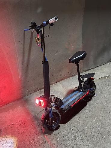 elektirik samakat: Elektrik skuter – oturacaqlı, güclü işıqlanma ilə Xüsusiyyətlər: - Ön — 2