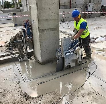 şef qapi: Beton, dəmir-beton və kərpic konstruksiyalarda dəqiq kəsim və deşik — 9