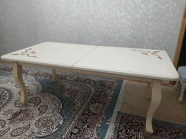 Qonaq masası, Açılan, Dördbucaq masa