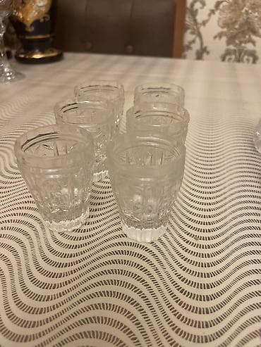 Столовые приборы: Xurstal. meyve qabi 70 azm guldan 40 azm bakal 50 azm rumka 40 — 2