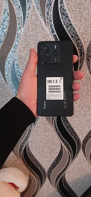 samsung es mini: Redmi Note 14, 256 GB, rəng - Qara, Barmaq izi — 3