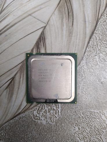 Prosessorlar: Intel Pentium 4 prosessor - Model: Pentium 4 650 (SL8Q5) - Saat — 1