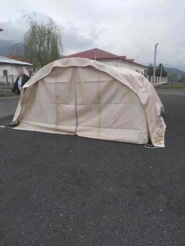 ev tipi çadır: Böyük ölçülü düşərgə çadırı - Material: qalın, suya və küləyə davamlı — 1