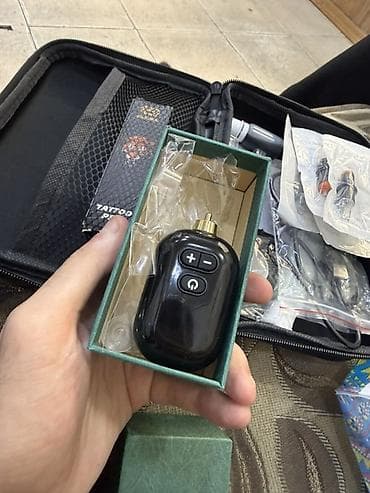 perforator satilir: Professional simsiz tatuaj dəsti – pen tipli 120 manata alınıb — 2