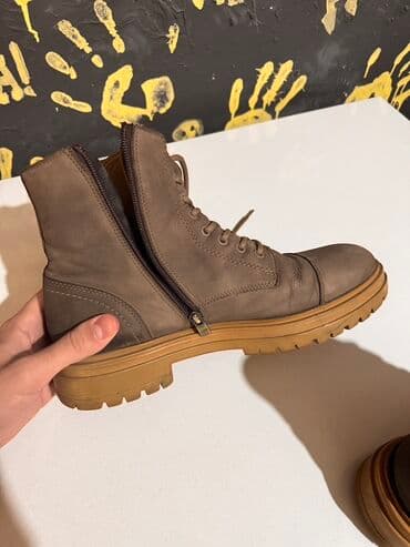 bot batinka: Kişi üçün dəri botlar (Greyder) - Özüm 170man almışam - Rəng: qəhvəyi — 4
