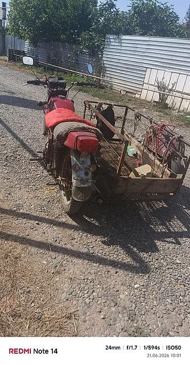 Мототранспорт: Yükdaşıma üçün qoşqulu motosiklet - Yan qoşqulu, üçtəkər — 3