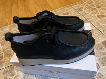 parça mokasinlər: Derimod, Ölçü: 37, rəng - Qara, Yeni — 1
