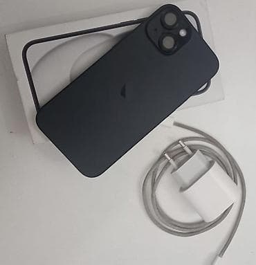 IPhone 15, 128 GB, Midnight, Face ID, Simsiz şarj