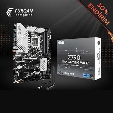 Asus Z790 Max Gaming Wifi 7 DDR5 Yeni✅ Çatdırılma ✅Zəmanət ✅ . 🚀 Yeni!