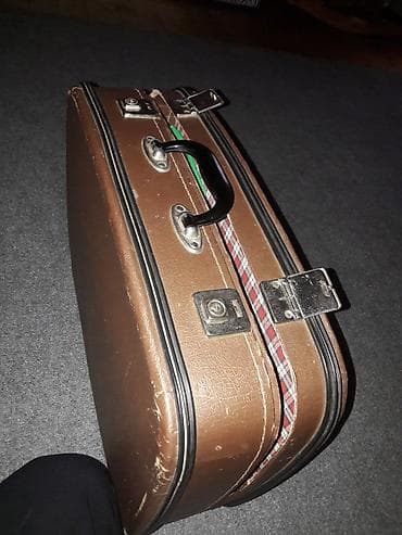 Məhsul: Retro sərt korpuslu çamadan - Material: sərt karton/plyonka