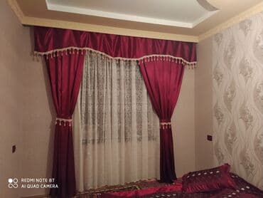 divan pokrival: Pərdə pakrivalla bir yerde satılır.cox az istifade olunub.perde təzə — 1