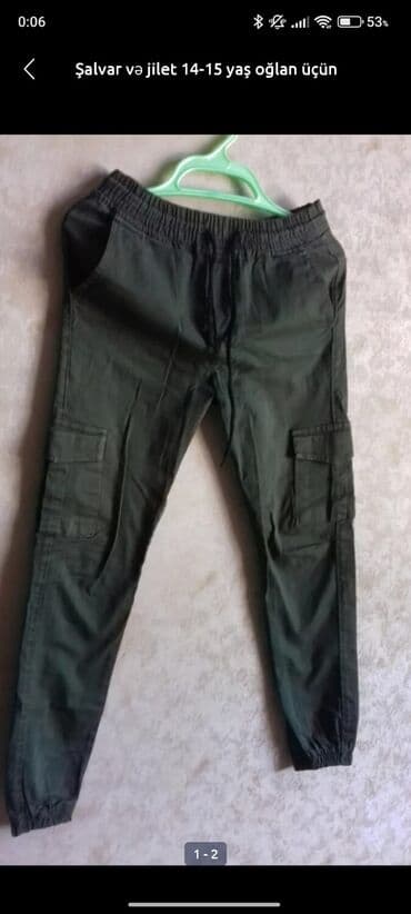 зеленые мужские спортивные костюмы: Şalvar ve zamoklu nazik jaket . Jaket geyinilmeyib tezedir. Şalvar 2-3 — 2