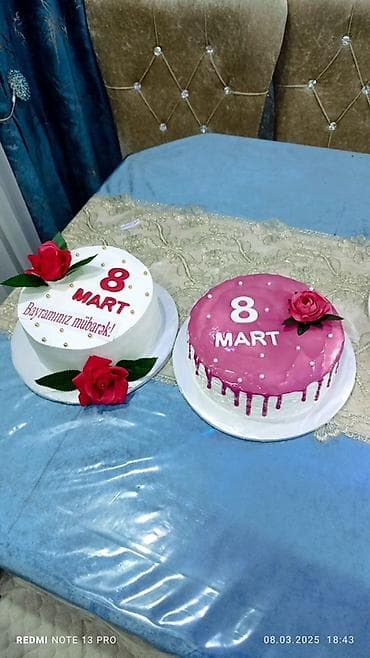 8 mart aid şəkillər: 🌷 8 Mart – Qadınlar Gününə özəl tortlar hazırdır! Sevdiyiniz xanımları — 1