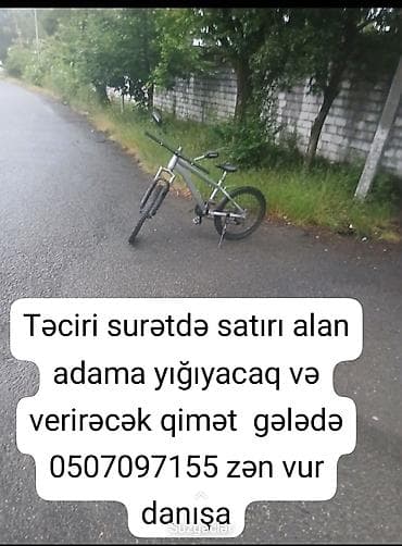 Velosiped – şəhər və off-road üçün universal - Tip: Dağ/şəhər