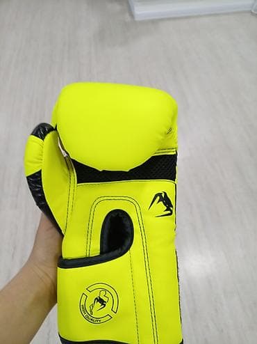 boks elceyi: Venum boks əlcəyi - reng/neon sarı əlcək 1 ay işlənib — 6