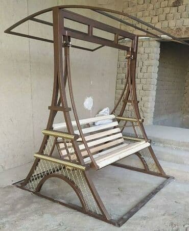 sallanan kreslo: Yeni, Divan-yelləncək, Zontikli, Metal — 2