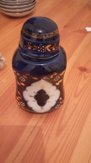 ucuz tul: Fiqur, Keramika, rəng - Göy — 2