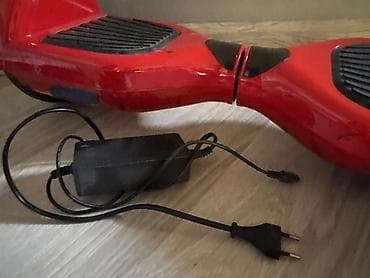 Qırmızı rəngli iki təkərli hoverboard (self-balansing skuter) - Rəng — 4
