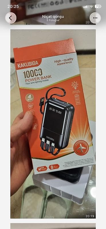 telefonların alışı: Powerbank 10000 mAh, Yeni — 4