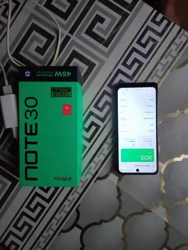 Infinix Note 30, 128 GB, rəng - Qara, Sensor