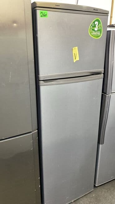 blender satilir: İki kameralı soyuducu - Rəng: metalik/gümüşü - Yuxarıda dondurucu — 1