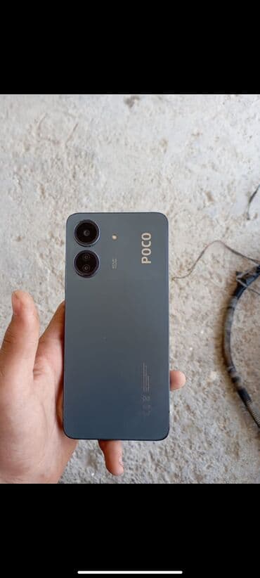 телефон fly bl9104: Poco C65, цвет - Серый, Отпечаток пальца — 2