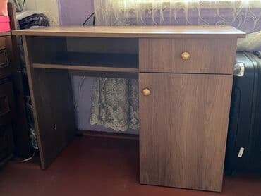 transformer masalar: Düz masa, Polkalı, Siyirməli, Teksturalı laminat — 3