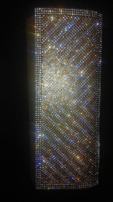 bijuteryalar: Zərif axşam klatçı – kristal daşlarla tam örtülü - Forma: düzbucaqlı — 1