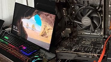 macbook pro 2.el: Oyun və iş üçün tam kompüter seti Tərkibi: - Masaüstü kompüter — 4