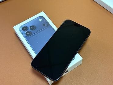 14 pro max: IPhone 17 Pro Max, 256 GB, Mavi, Face ID — 2