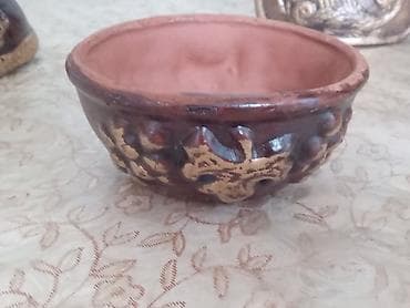 xalça qədim: Keramika dəst – dekorativ şərab/sərxoş içkilər üçün - Tərkib: 1 ədəd — 3