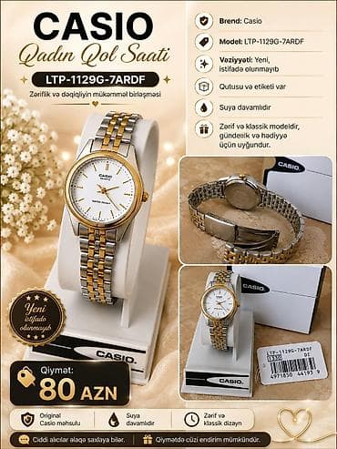 saat qutu: CASIO Qadın Qol Saatı – LTP-1129G-7ARDF - Brend: Casio - Model — 1