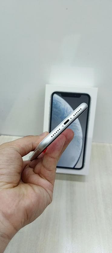 iphone x ekran: IPhone Xr, 256 GB, Ağ, Face ID — 6