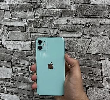 ayfon 11 gence: IPhone 11, 64 GB, Yaşıl, Zəmanət, Kredit, Face ID — 1