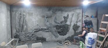 купить пластиковый бак для воды: 3D relyef divar dekoru – fərdi əl işi Xidmətin təsviri: - Daxili və — 7