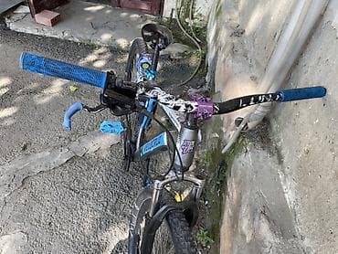 Velocruz dağ velosipedi - Çərçivə: Alüminium Velocruz, gümüş/mavi